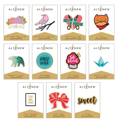 Altenew Embellishment Bundle Embellish Yourself Enamel Pin Bundle