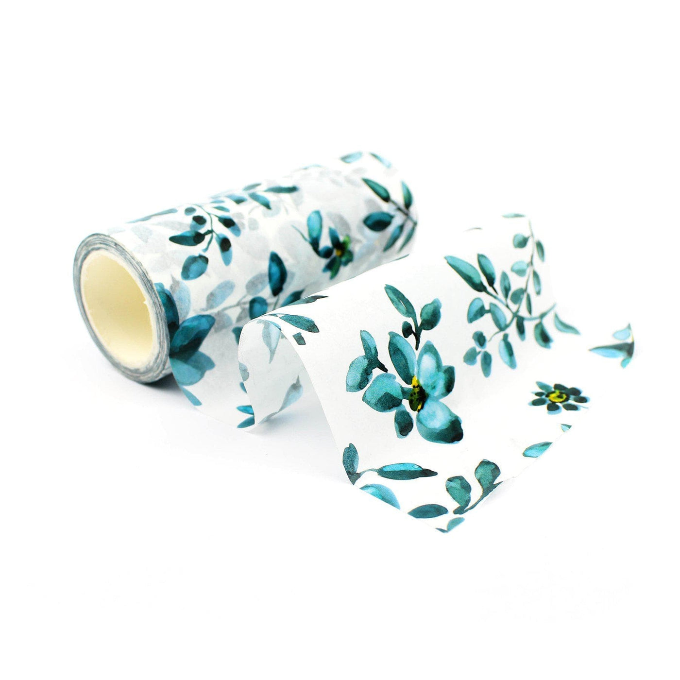 Teal Shadow Washi Tape & Floral Shadow Die Set Bundle