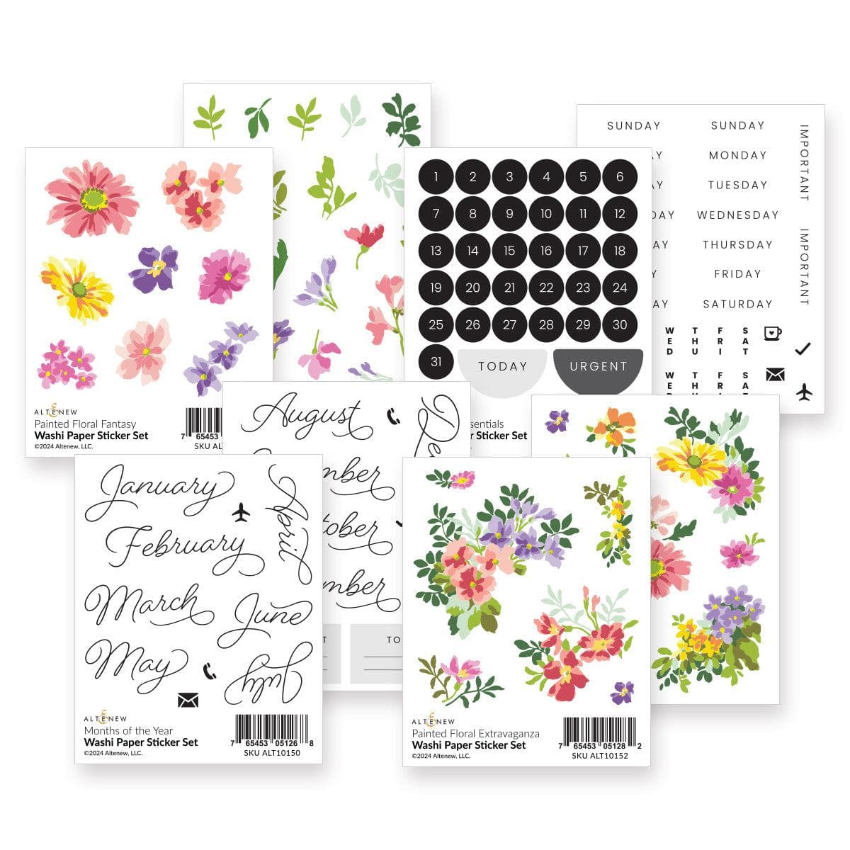 Washi Paper Sticker Bundle