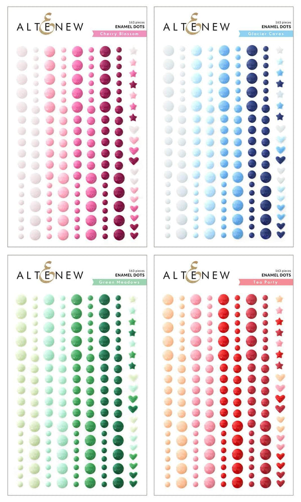 Altenew Embellishment Bundle Wondrous World Enamel Dots Release Bundle