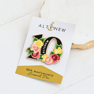 Altenew's 10th Anniversary Enamel Pin
