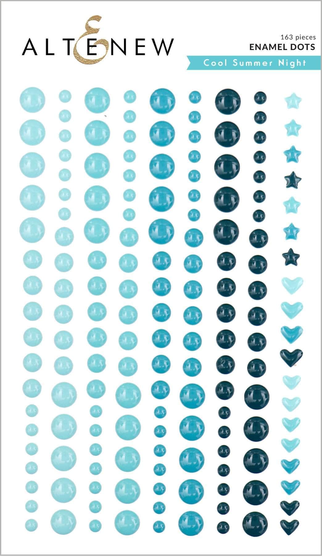 Chinesecrafts Embellishments Cool Summer Night Enamel Dots