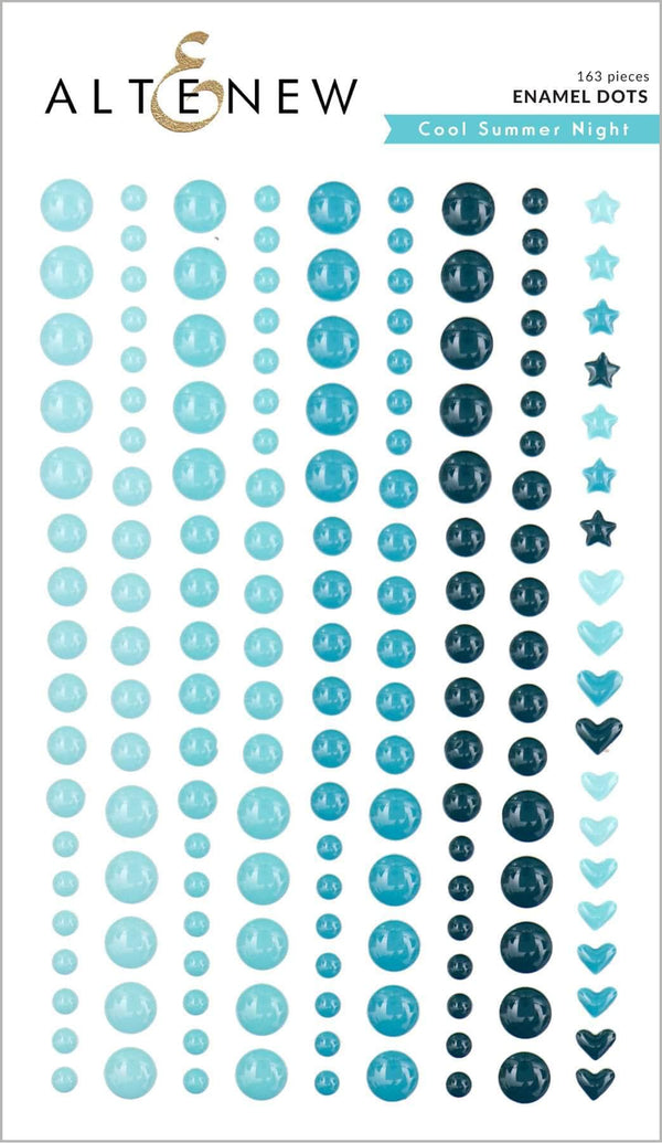 Chinesecrafts Embellishments Cool Summer Night Enamel Dots