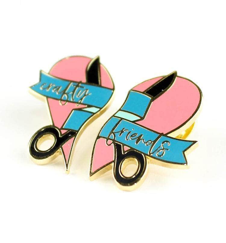 PinSource Embellishments Crafty Friends Enamel Pin Set