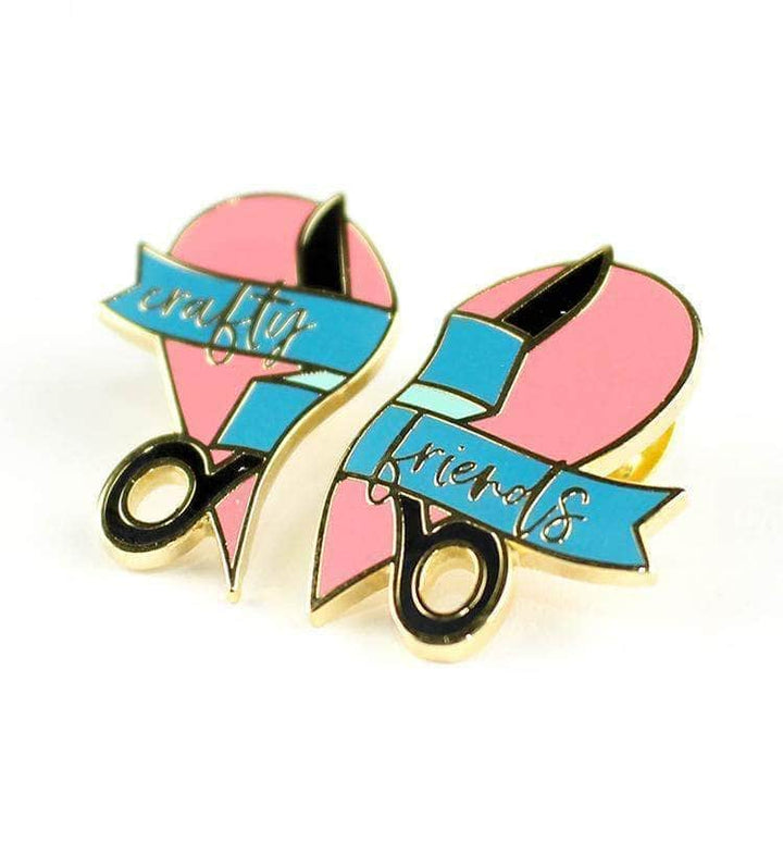 PinSource Embellishments Crafty Friends Enamel Pin Set