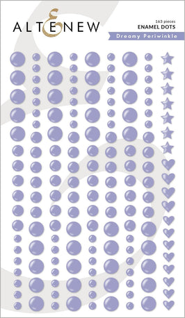 Dreamy Periwinkle Promo Enamel Dots