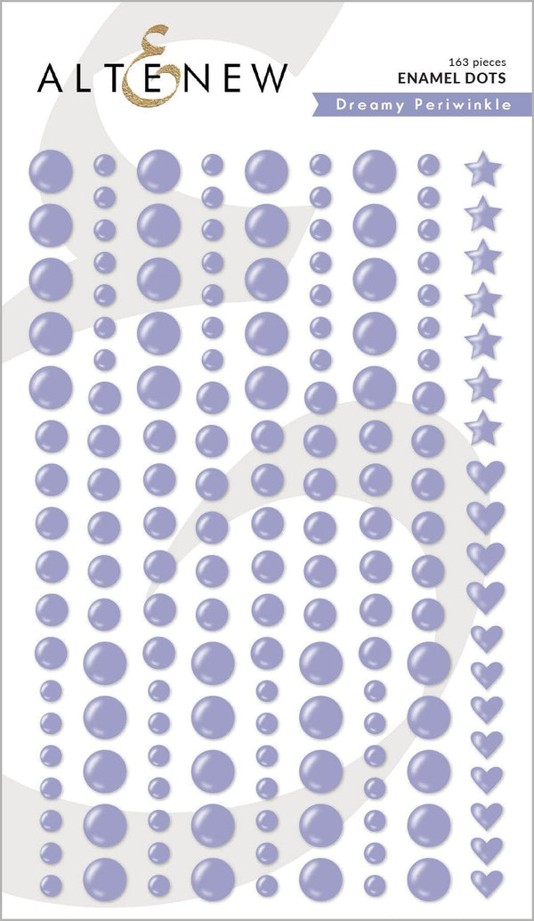 Dreamy Periwinkle Promo Enamel Dots