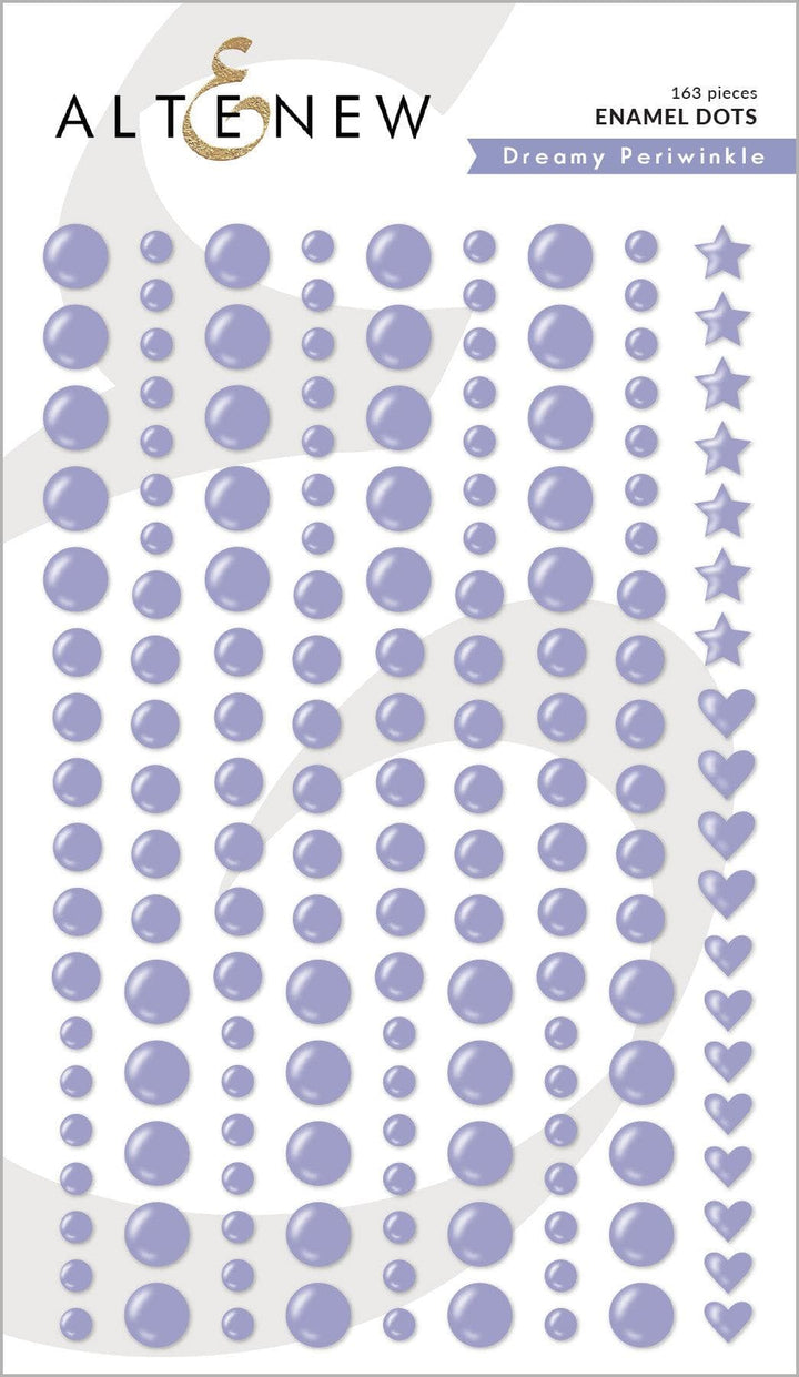 Dreamy Periwinkle Promo Enamel Dots
