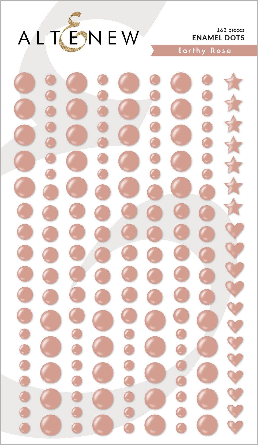 Earthy Rose Promo Enamel Dots