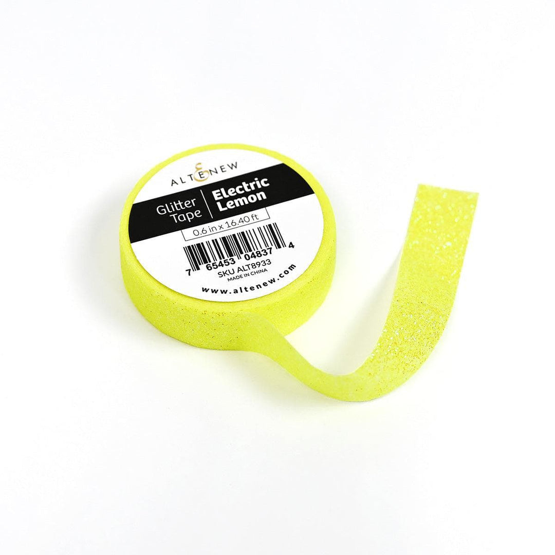 Electric Lemon Glitter Tape