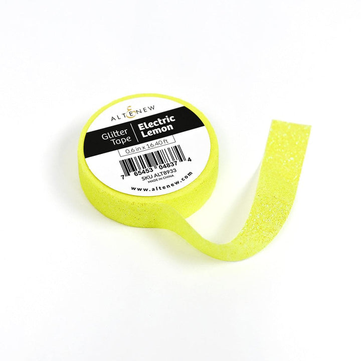 Electric Lemon Glitter Tape