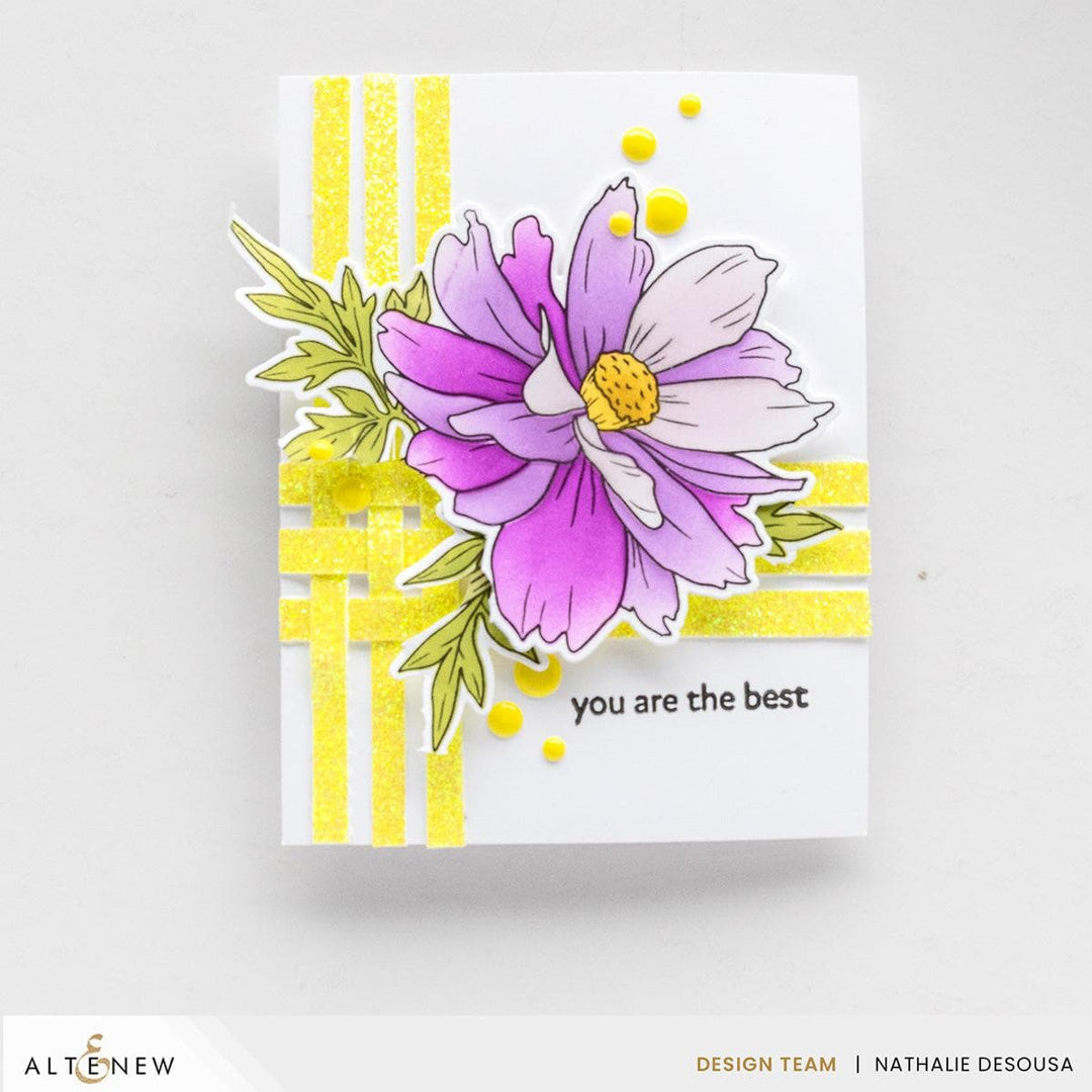 Electric Lemon Glitter Tape