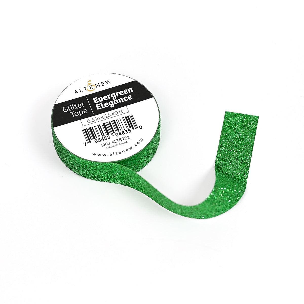 Evergreen Elegance Glitter Tape