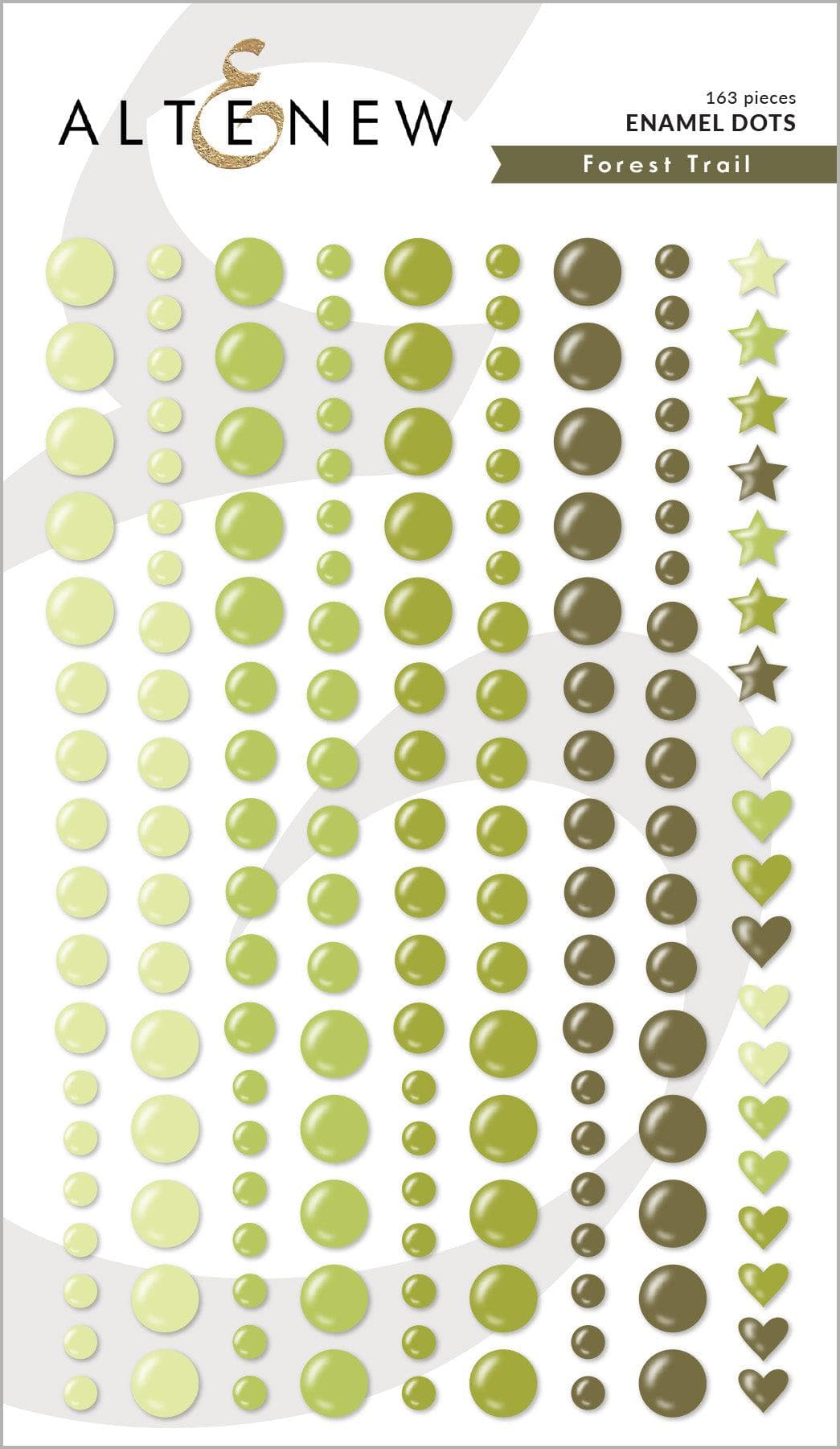 Forest Trail Enamel Dots