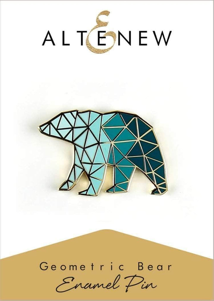 PinSource Embellishments Geometric Bear Enamel Pin
