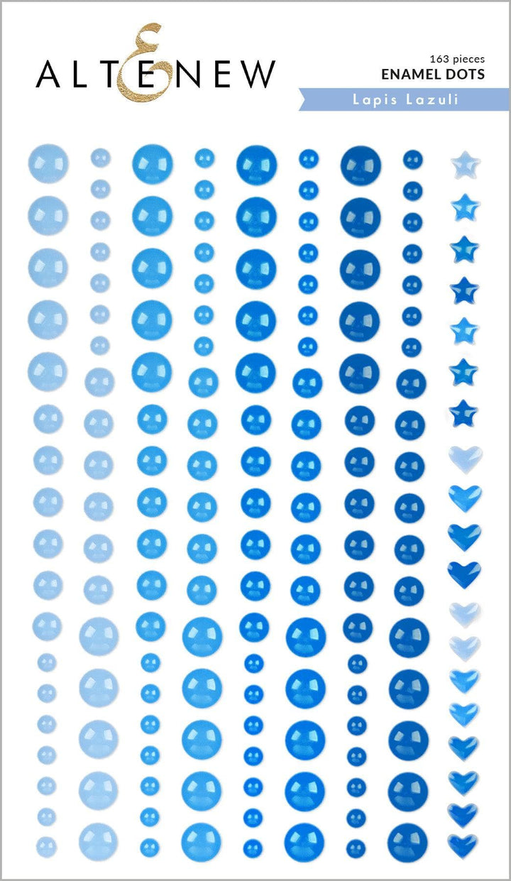 Chinesecrafts Embellishments Lapis Lazuli Enamel Dots