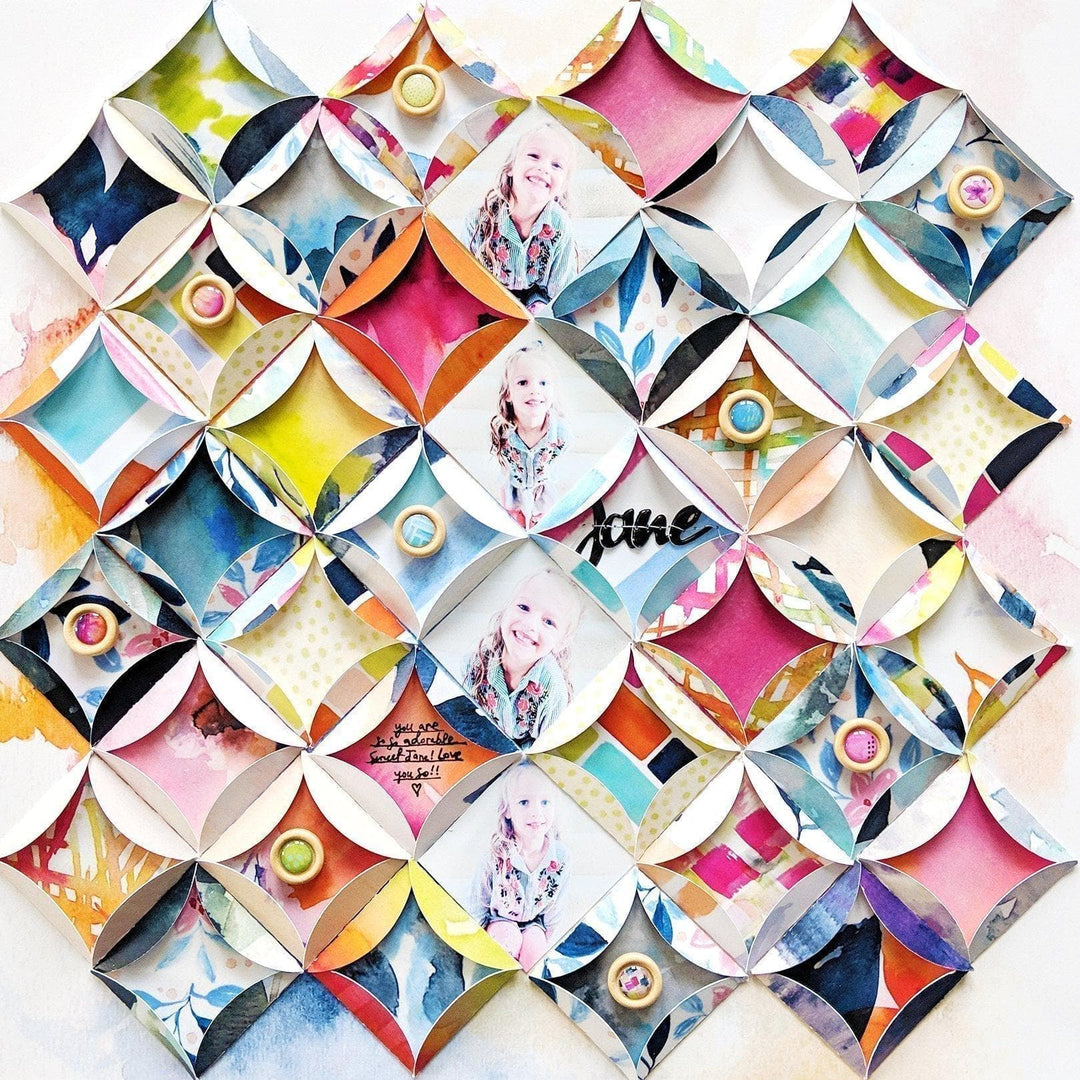 Altenew Embellishments Live Your Dream Wood Epoxy Buttons