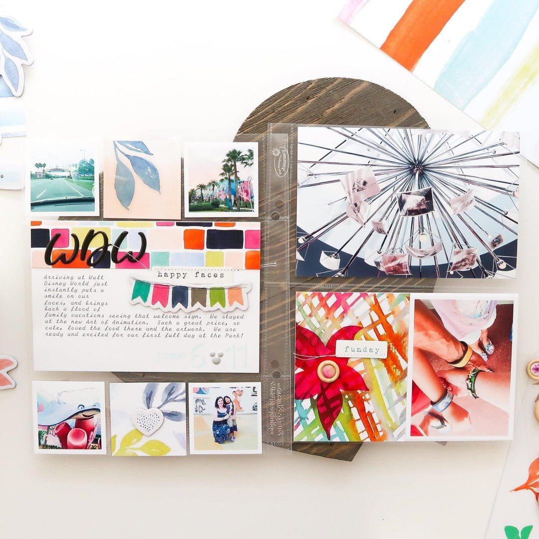 Altenew Embellishments Live Your Dream Wood Epoxy Buttons