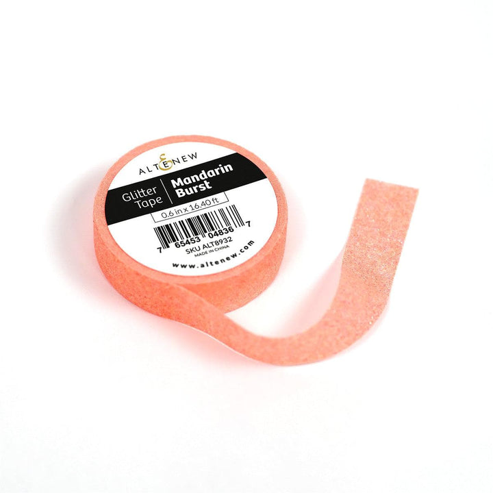 Mandarin Burst Glitter Tape