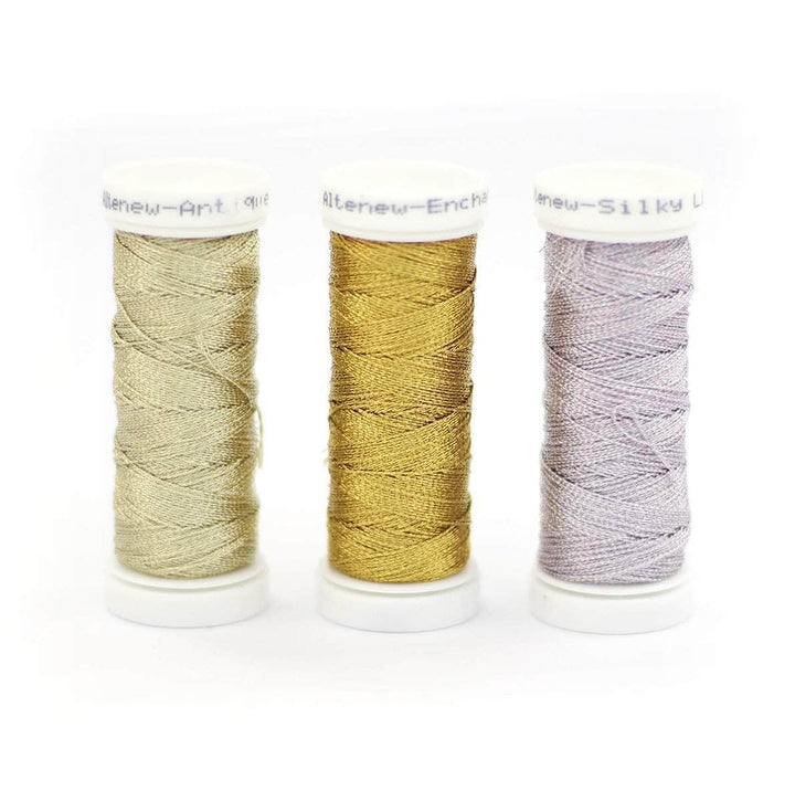 Simthread Embellishments Metallic Thread Set