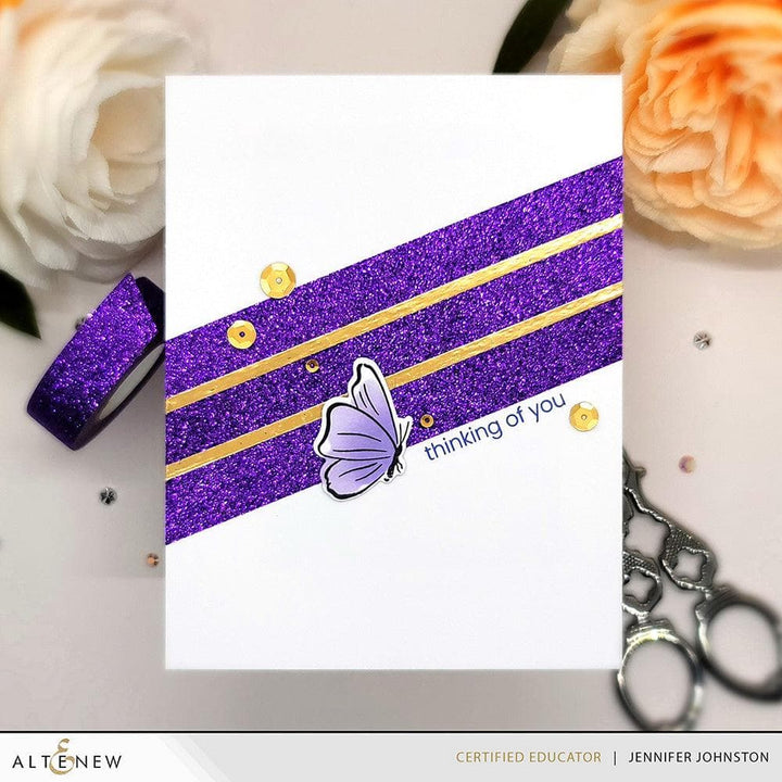 Mystic Purple Glitter Tape