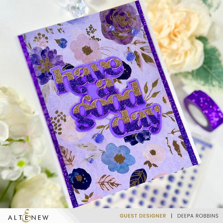 Mystic Purple Glitter Tape