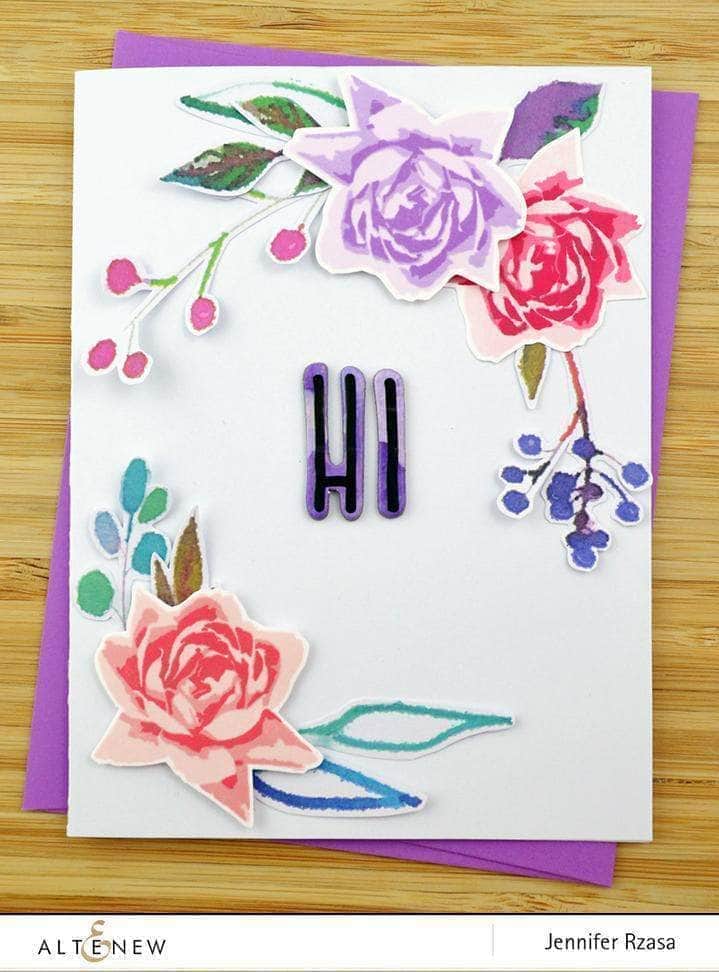 Altenew Embellishments Our Family 6 X 12 Chipboard Alphabet Stickers