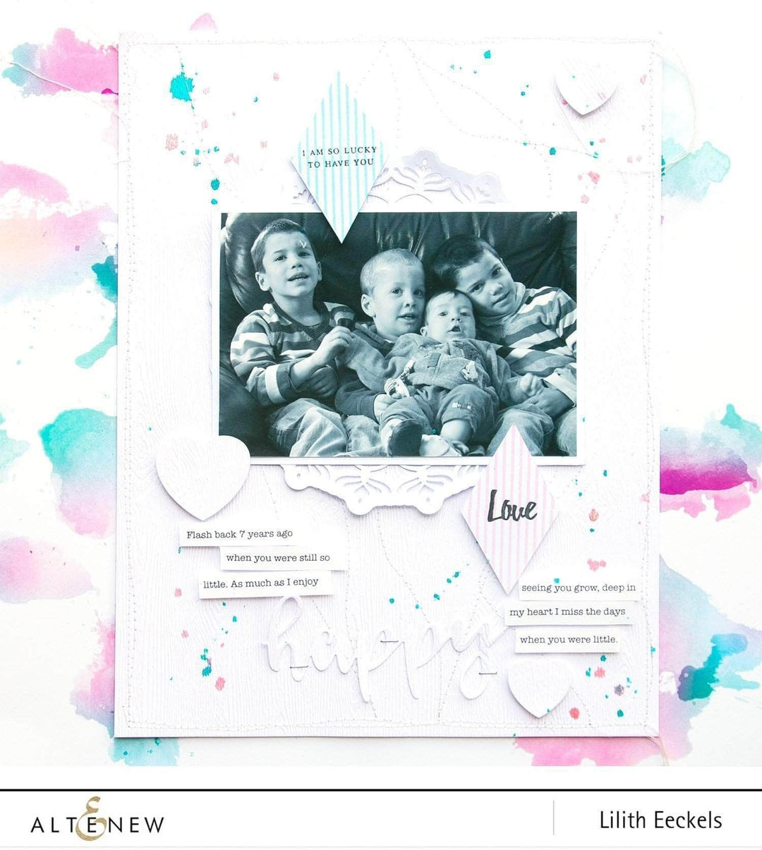 Altenew Embellishments Our Family Cardstock Die Cuts