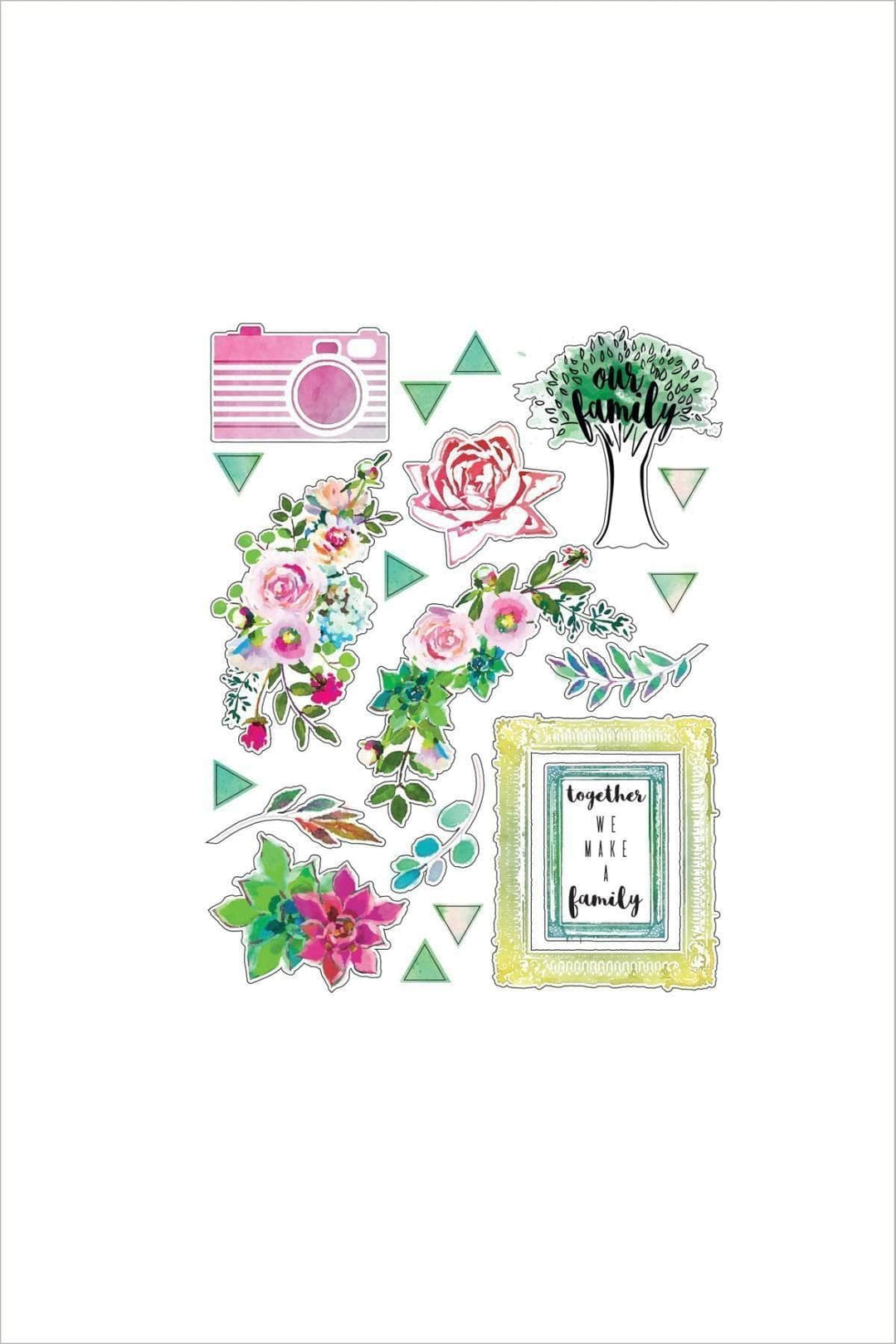 Altenew Embellishments Our Family Stickers