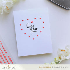 Passion Poppy Enamel Dots