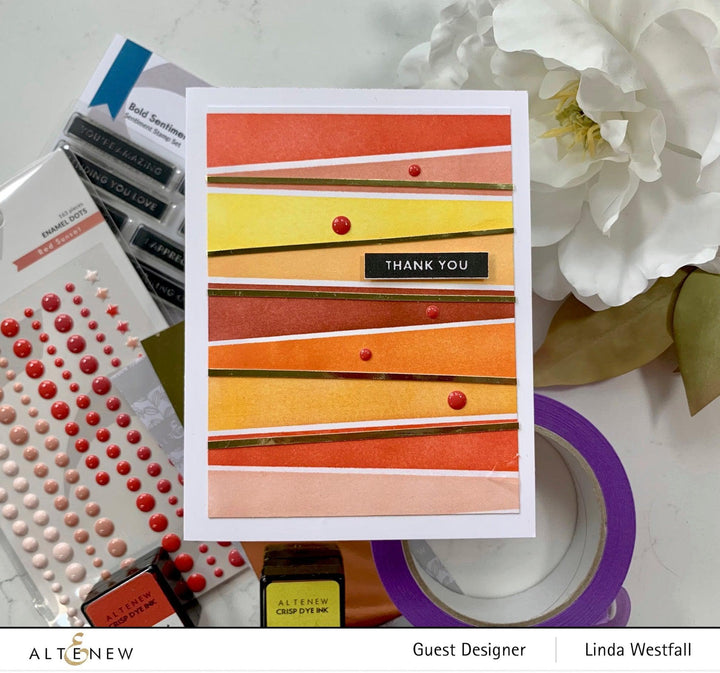 Chinesecrafts Embellishments Red Sunset Enamel Dots