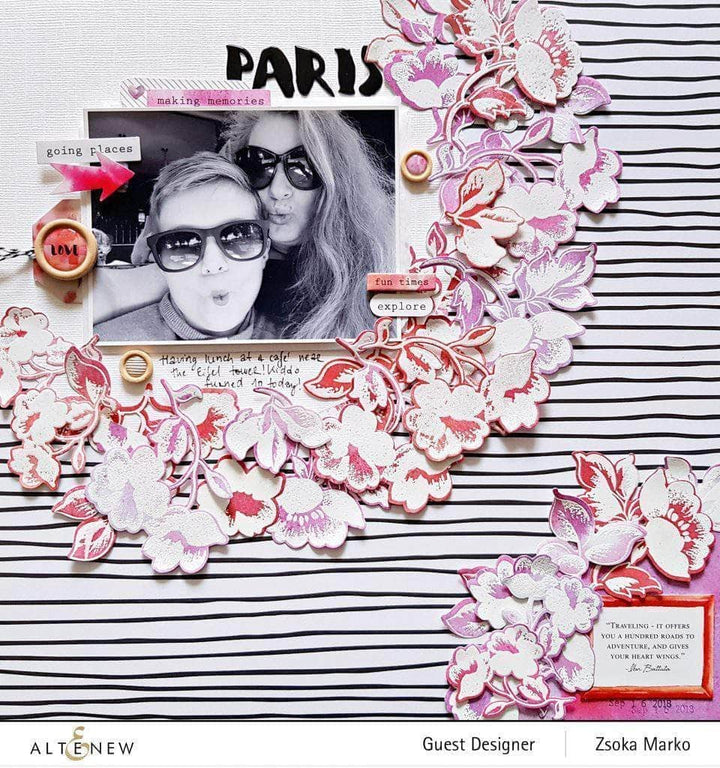 Altenew Embellishments Reflection Collection Alphabet Puffy Sticker Sheets