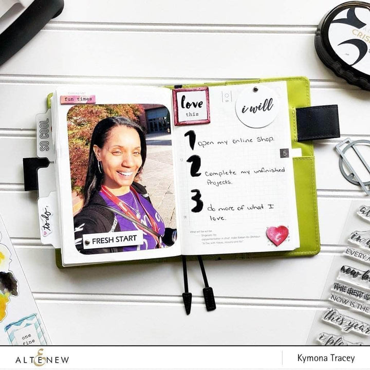 Altenew Embellishments Reflection Collection Alphabet Puffy Sticker Sheets