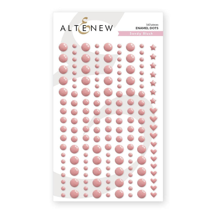 Sandy Blush Enamel Dots