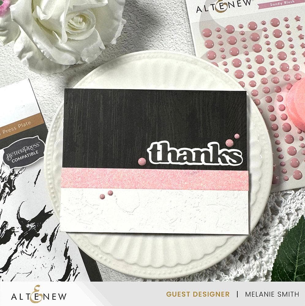 Sandy Blush Enamel Dots