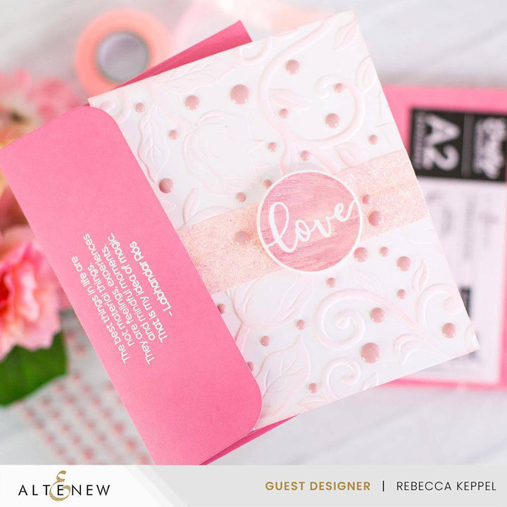 Sandy Blush Enamel Dots