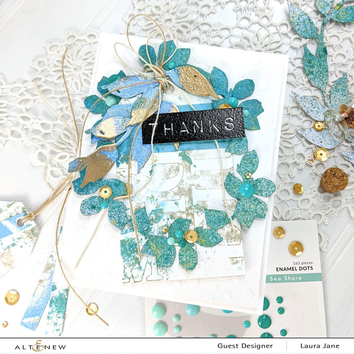 Chinesecrafts Embellishments Sea Shore Enamel Dots