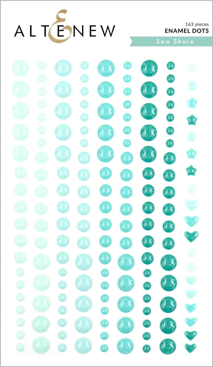 Chinesecrafts Embellishments Sea Shore Enamel Dots