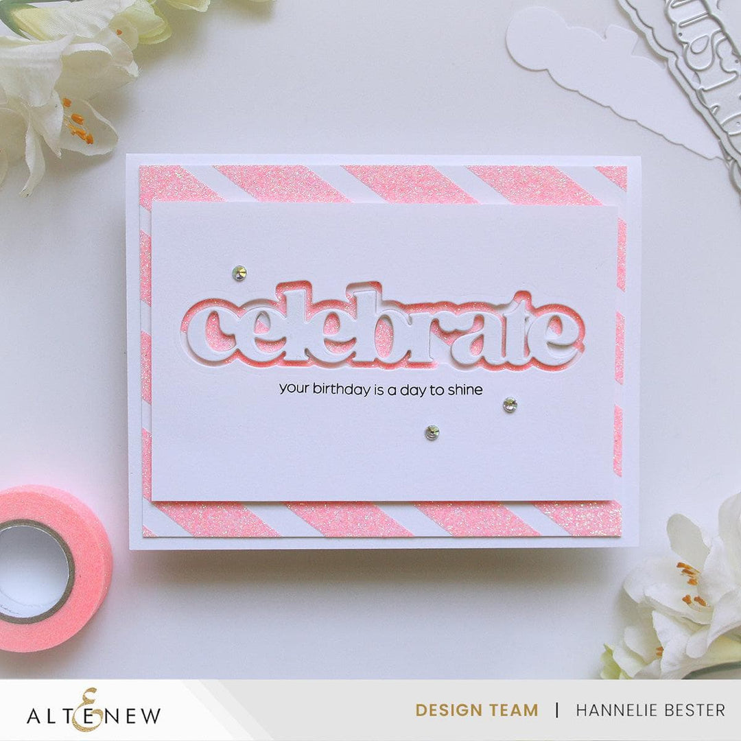 Sparkling Peach Glitter Tape