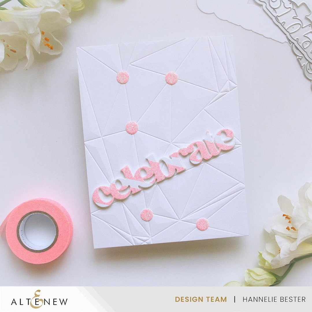 Sparkling Peach Glitter Tape