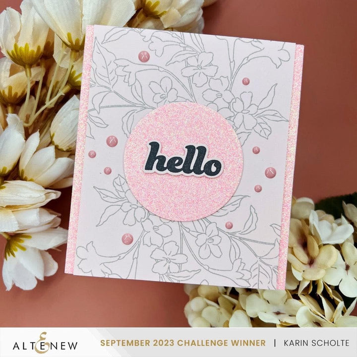 Sparkling Peach Glitter Tape