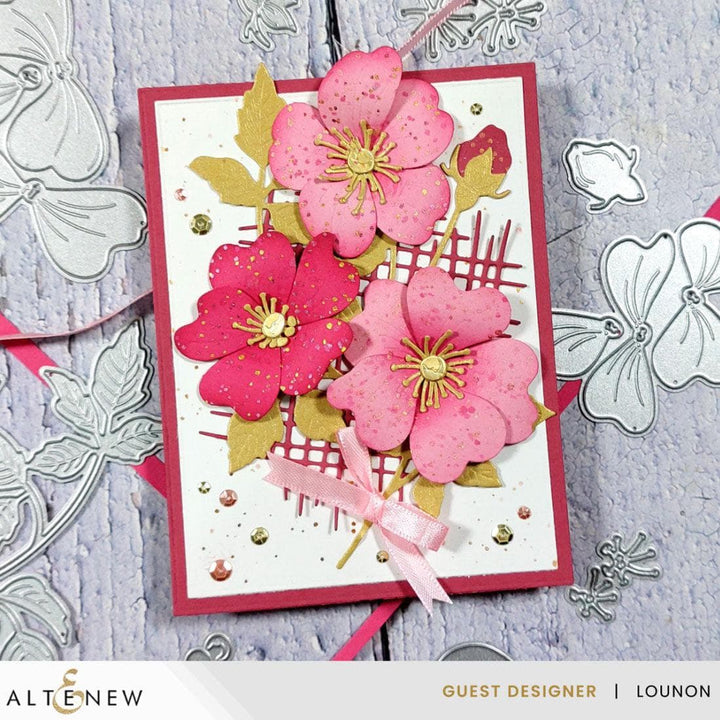 Stellar Sequins - Peony Gold