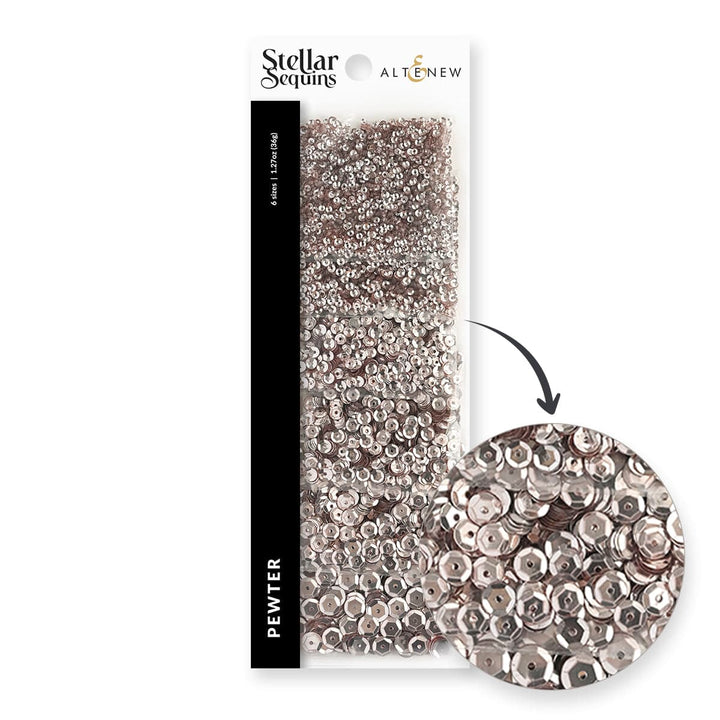 Stellar Sequins - Pewter