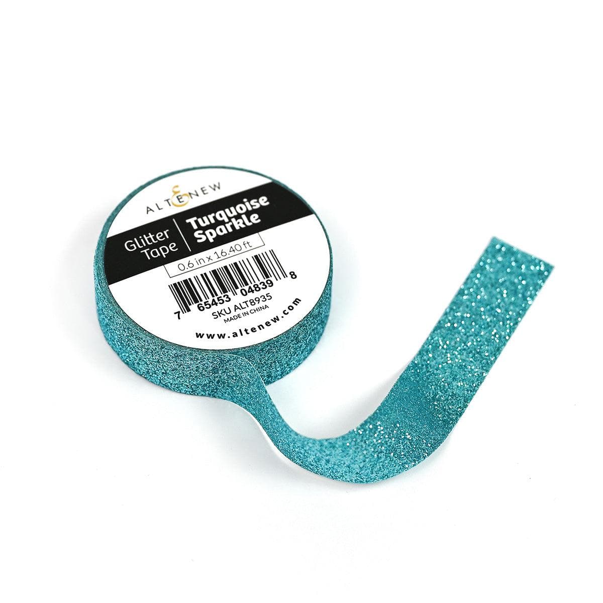 Turquoise Sparkle Glitter Tape