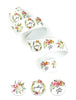 XF Tape Embellishments Vintage Florals Stickers