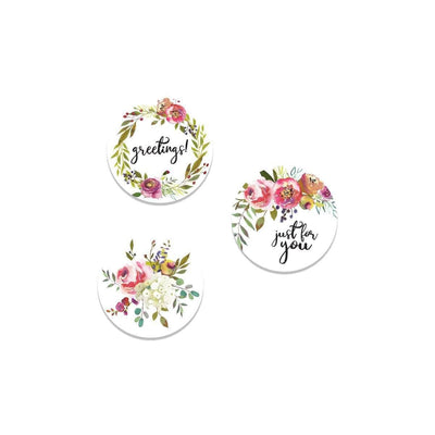 XF Tape Embellishments Vintage Florals Stickers
