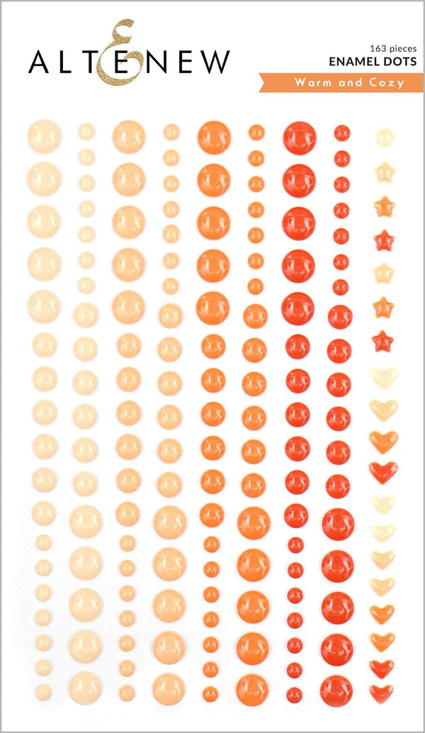 Chinesecrafts Embellishments Warm and Cozy Enamel Dots