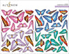 Altenew Embellishments Watercolor Butterfly Cardstock Stickers