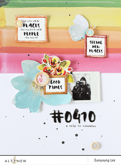 Altenew Scrapbook Reflection Collection Chipboard Sticker Sheet