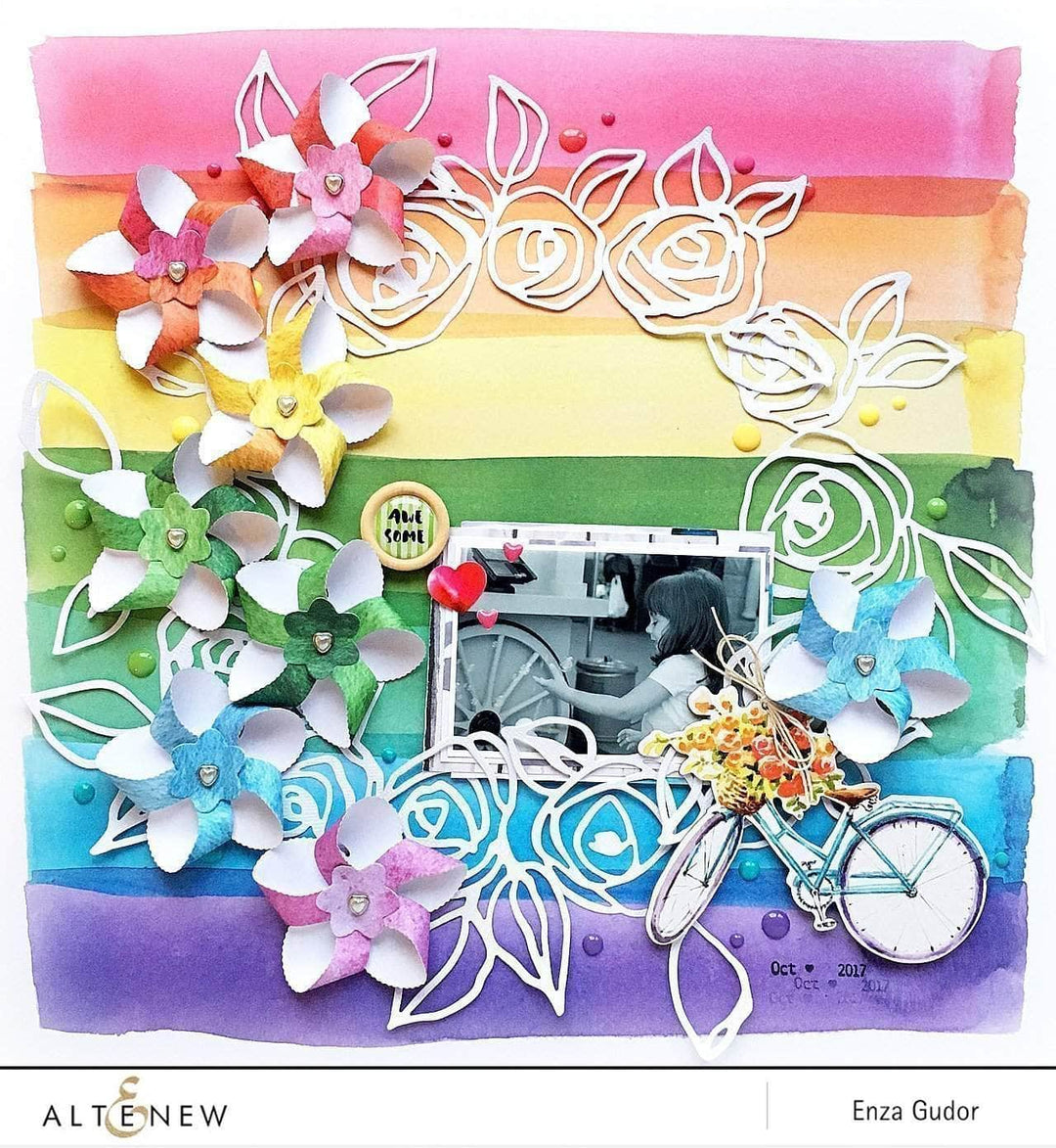 Altenew Scrapbook Reflection Collection Chipboard Sticker Sheet